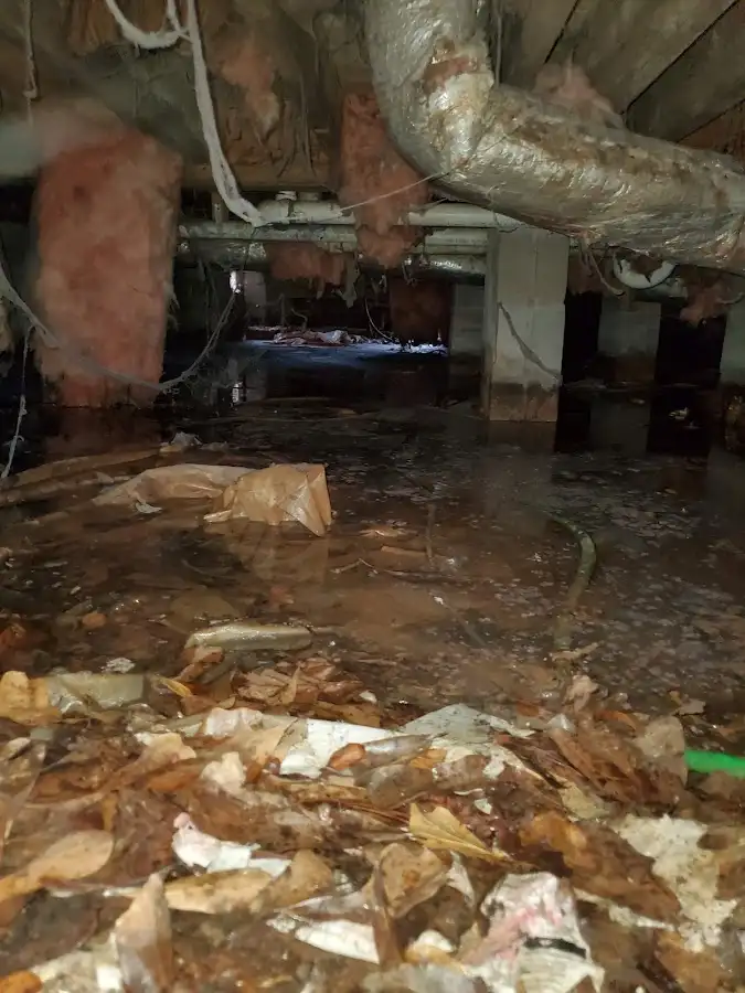 Crawl space flood assessment for Leak Detection & Repair in Upton