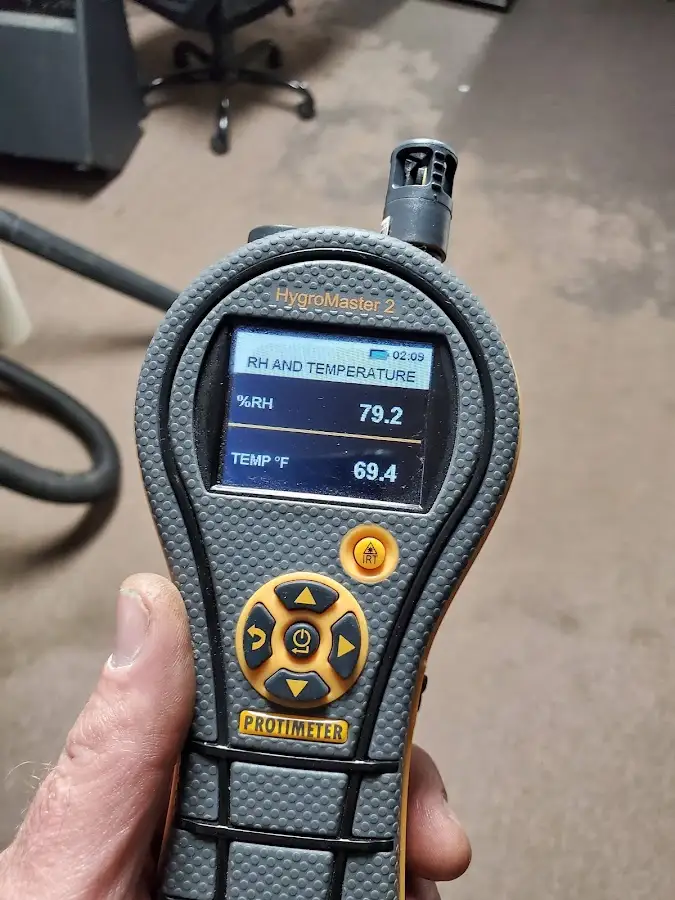 Moisture meter humidity assessment for Fire & Smoke Damage Restoration in Upton